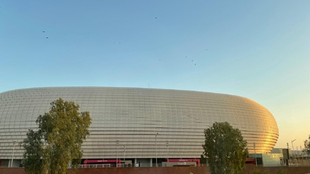 Das Fußballstadion in Dakar